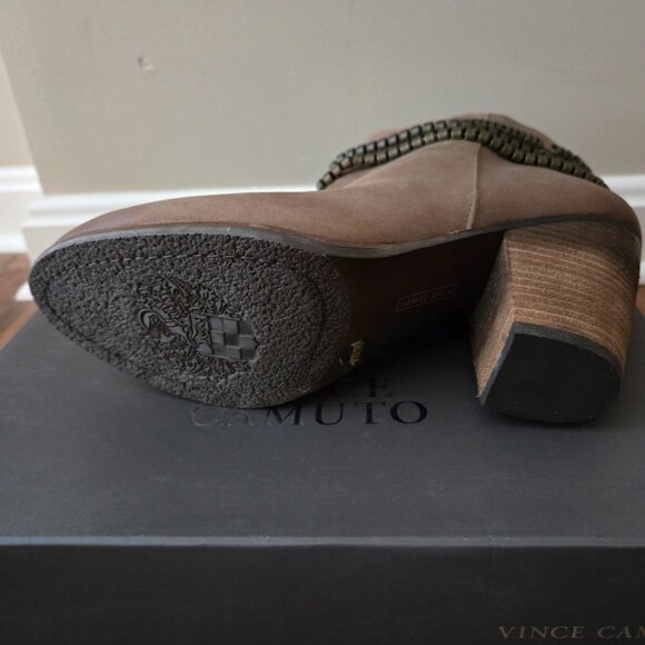 Vince Camuto Women's Ankle Bootie - VO-HALLA - Smoke Taupe Size 9.5M - NWT - Picture 5 of 7